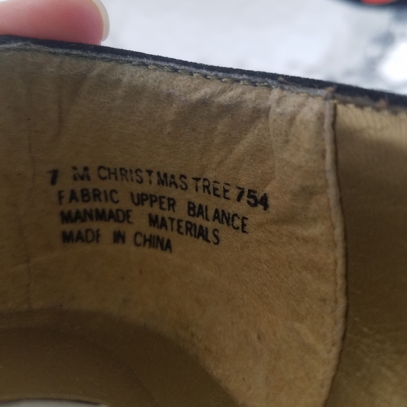 Vintage|Karen Scott Holiday Embroidered Velvet Flats, Sz 7 M - Picture 7 of 14